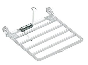 PORTA PLASTICA COM MOLA PARA GAIOLAS - 2GR