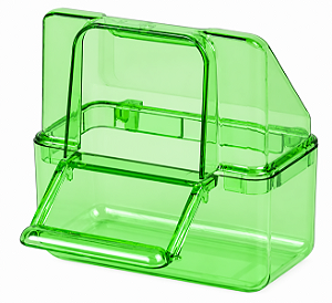 COMEDOURO EXTERNO VERDE PARA AVES 2GR