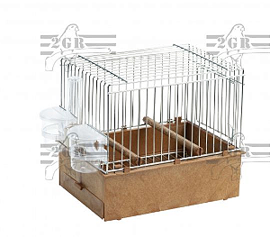 GAIOLA DE PREPARAÇÃO P/ CANÁRIO CANTO (IMPORTADA) - 2GR