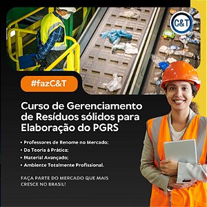 Curso de Gerenciamento de Resíduos Sólidos para elaboração do PGRS