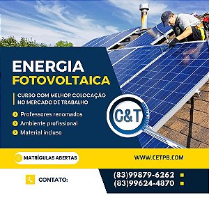 CURSO DE MANUTENÇÃO DE SISTEMAS FOTOVOLTÁICOS