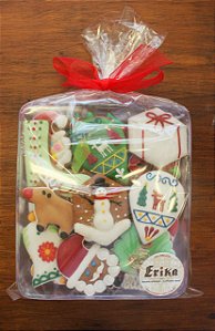 Biscoito de mel decorado