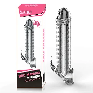 Capa peniana com cerdas massageadoras