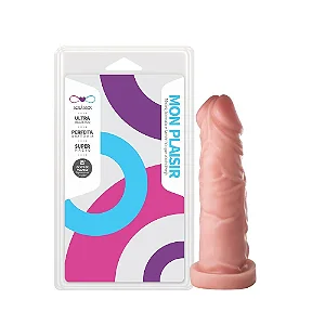 Pênis De Borracha Maciço Realístico 15,5 X 4Cm Soulsex