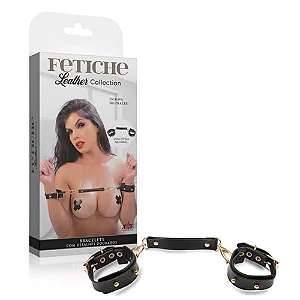 FETICHE BRACELETE COM DETALHES DOURADOS