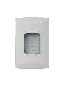 Iluminação de emergência autônoma LED 100 Lúmens de embutir Segurimax