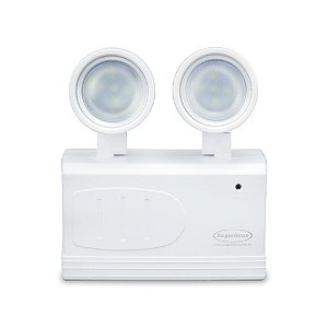 Iluminação emergência LED 200 lumens 2 Faróis Segurimax