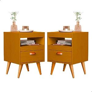 KIT 2 MESA CABECEIRA RETRÔ COR Natura