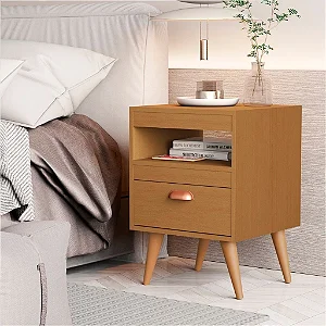 MESA CABECEIRA RETRÔ COR  FREIJÓ