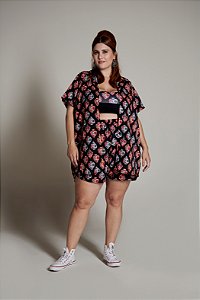 Camisa Plus Size Corações