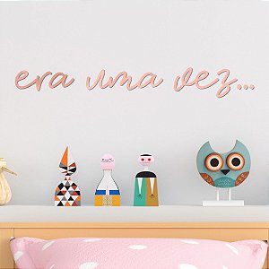 Era uma vez... Letreiro Decorativo Acrílico Quarto Infantil kids Menino Menina