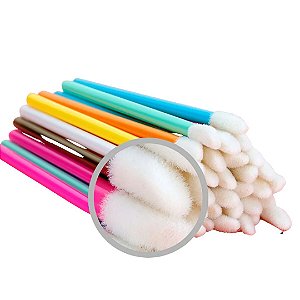 Pincel Aplicador 50UN. Com Glitter