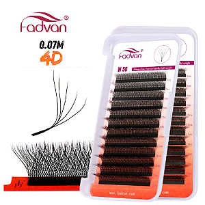 Cílios Fadvan 4D 0.07M - FOX