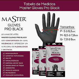 Luvas da Master Gloves Pro Black