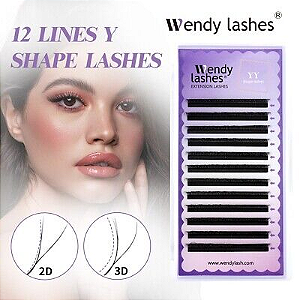 Cílios Wendy Y 3D 0.07D - Volume Brasileiro