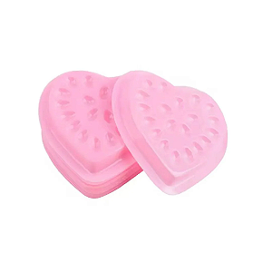 Paleta Coração para Cola com 10un. - Rosa