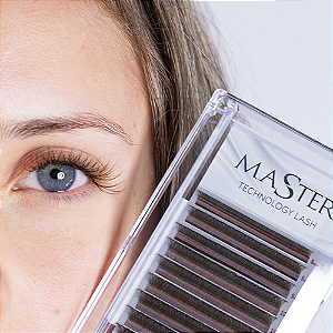 Cílios Master Technology Lash 5D 0.07C MARROM - Mix 6/8mm