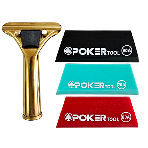 RODO PARA INSULFILM CABO DE METAL COM 3 BORRACHAS