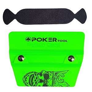 ESPÁTULA PARA ENVELOPAMENTO SWITCH CARD VERDE NEON TRAPÉZIO