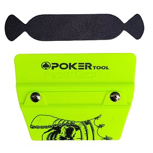 ESPÁTULA PARA ENVELOPAMENTO SWITCH CARD VERDE NEON TRAPÉZIO
