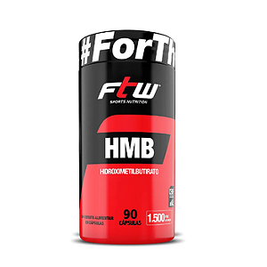 HMB Hidroximetilbutirato 500mg - 90 Cáps - FTW