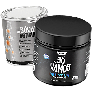 Combo Vida Plena #SóVamos - 01 Creatina pura 300g + 01 Articulação 150g