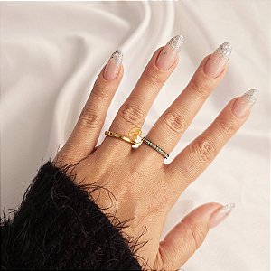 Par de aliança 2mm Banhada a ouro 18k Chanfrada Lisa + Gravação (COD-44)