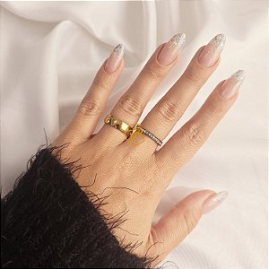 Par de aliança 6mm Banhada a ouro 18k Lisa Tradicional + Gravação (COD-15)