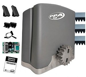 Kit Motor Rápido Portão Eletrônico Deslizante 1/3 Rio Jetflex 600kg Ppa