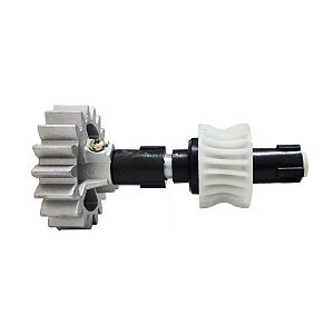 Eixo Completo Coroa Z23 Engrenagem Z18 para Motor Deslizante Rio Ppa