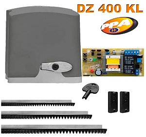 Kit Motor Portão Deslizante 1/4 Hp Rio Analógico 400kg Ppa
