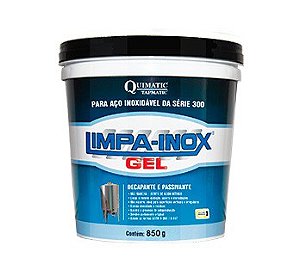 Limpador Inox Gel 300 Quimatic 850grs