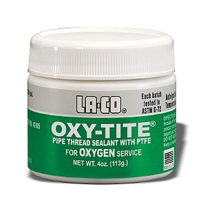 Vedador para linha de Oxigênio LA-CO Oxy Tite PTFE 4 oz - 113g 42805