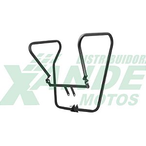 PROTETOR DE CARENAGEM S/PEDAL. NXR BROS 150 2009/BROS 160 PRETO FOSCO PRO TORK