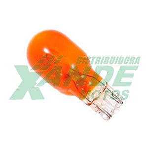 LAMPADA PISCA 12V 10W TITAN 2000/TITAN 150/CBX 250/ BIZ 125 AMARELA SMART FOX