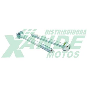 PARAFUSO SEXT M8 X 80 (COM FLANGE) FIXA MOTOR E CABECOTE TITAN 125