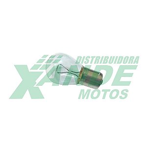 LAMPADA PISCA 12V 21W CBX 200 / XL / CB 400 / NX 400 (BASE METAL) RIO ESTRELA