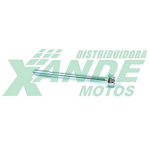 PARAFUSO SEXT M8 X 100 [COM FLANGE] (CHAVE 12) FIXA MOTOR TRILHA