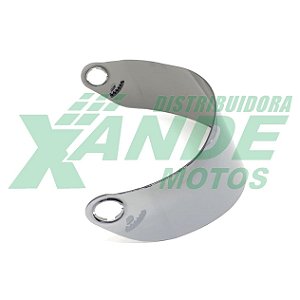 VISEIRA CAPACETE MIXS MX5 / FOKKER (INJETADA) CROMADA 2,2MM POLIVISOR