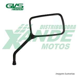 RETROVISOR [ESQUERDO] CBX 250 TWISTER / NX 400/ CBX 200 PRETO GVS