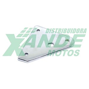 SUPORTE FAROL (ORELHA) CBX 250 CROMADO [ESQUERDO] COMETA