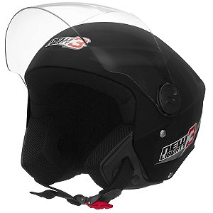 CAPACETE NEW LIBERTY 3 THREE (ABERTO) PRETO 58