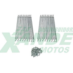 RAIO TRAS CRF 230/ WR 250 | BROS 125-150 PARA ARO 18 4MM CROMADO DDL