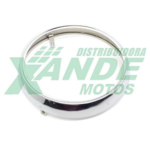 ARO FAROL CBX 200 / CB 400 CROMADO MOFARDINI