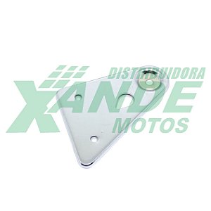 SUPORTE FAROL (ORELHA) FAZER 250 CROMADO [ESQUERDO] COMETA