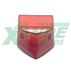 LENTE SINALEIRA CB 300R / XRE 300 VERMELHA PARAMOTOS