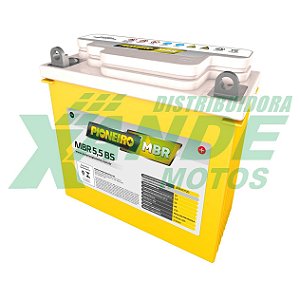 BATERIA YBR / RD / RDZ  12V MBR 5,5 BS  SELADA PIONEIRO