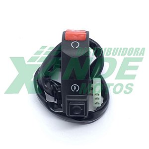 CHAVE INTERRUP. DE PARTIDA E EMERGENCIA NXR BROS 150 ES 2009 EM DIANTE AUDAX