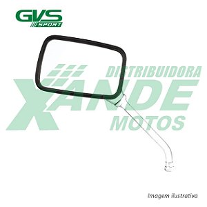 RETROVISOR [ESQUERDO] CBX 250/NX 400/CBX 200/CB 300 ATE 2010(CONVEXO)CROMADO GVS