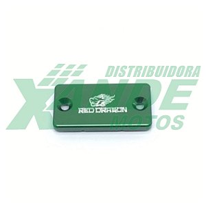 TAMPA RESERVATORIO FLUIDO FREIO KX85-80/ RM 65/ YZ80-RED DRA (VERDE)      OFERTA